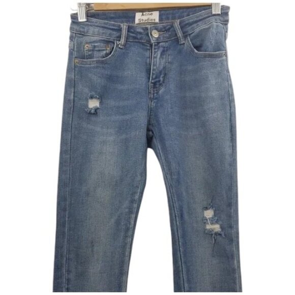 Acne Studios wash denim blue skinny jeans size 26 - Picture 4 of 16